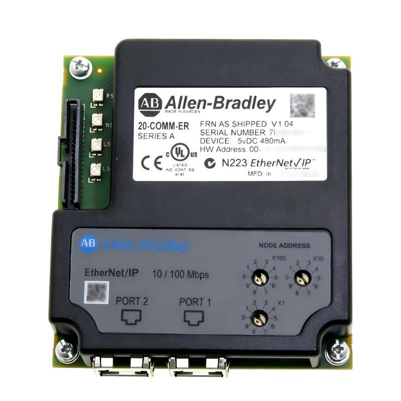 Allen Bradley 20-COMM-ER PowerFlex EtherNet/IP Dual-Port Communication Adapter