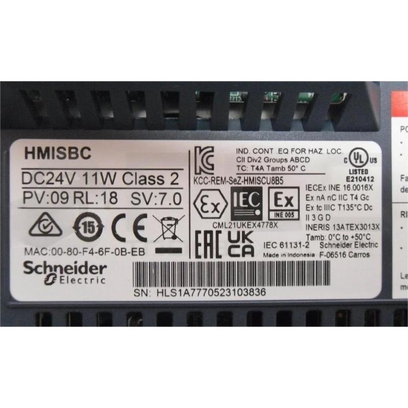Schneider HMISCU8B5 Touch Controller Panel