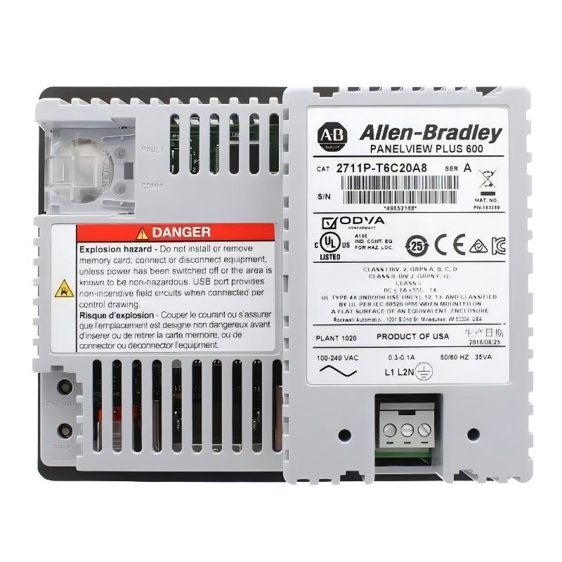 Allen Bradley 2711P-T6C20A8 PanelView Plus 6 600 Operator Interface