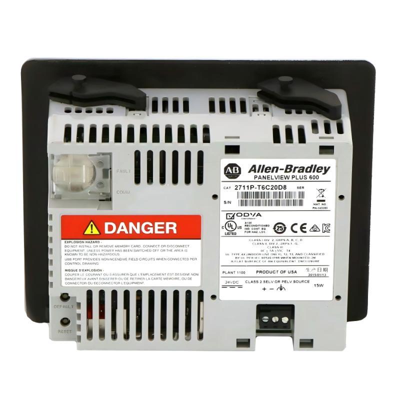Allen Bradley 2711P-T6C20D8 PanelView Plus 6 600 Operator Interface