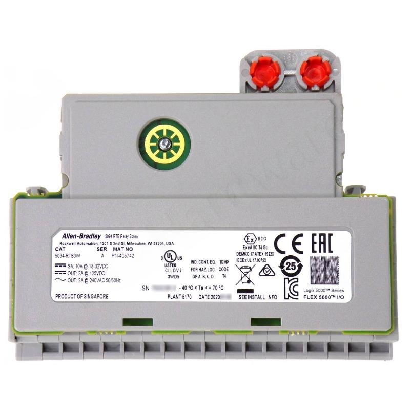 Allen Bradley 5094-RTB3W Flex 5000 Relay With Detachable Terminal Blocks