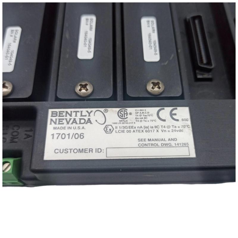Bently Nevada 1701/06 141377-01 Isolator Terminal Base