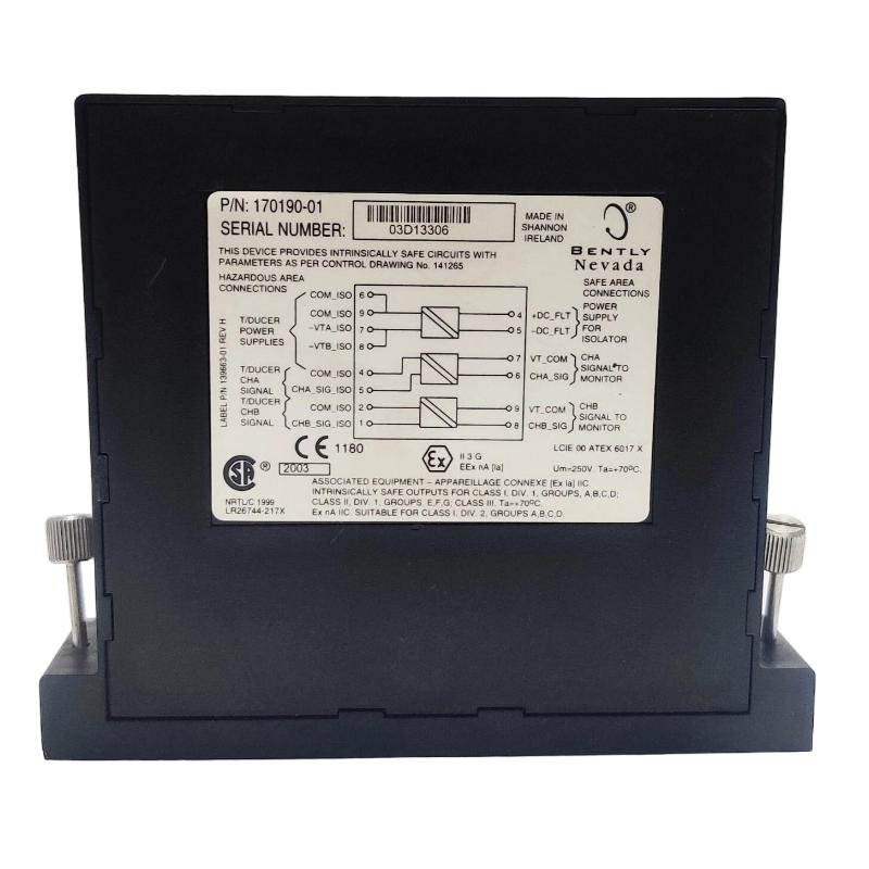 Bently Nevada 170190-01 141380-03 Dual Current Isolator