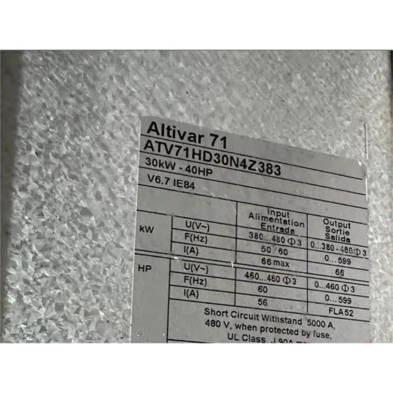 Schneider ATV71HD30N4Z383 Permanent Magnet Synchronous Motor