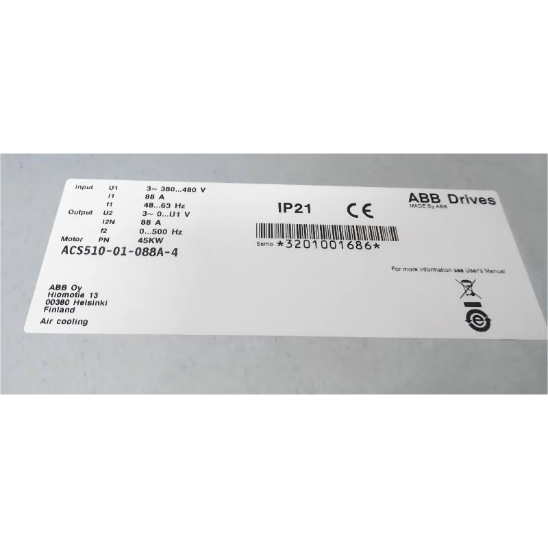 ABB ACS510-01-088A-4 3ABD00021616-D Variable Frequency Drive (VFD)