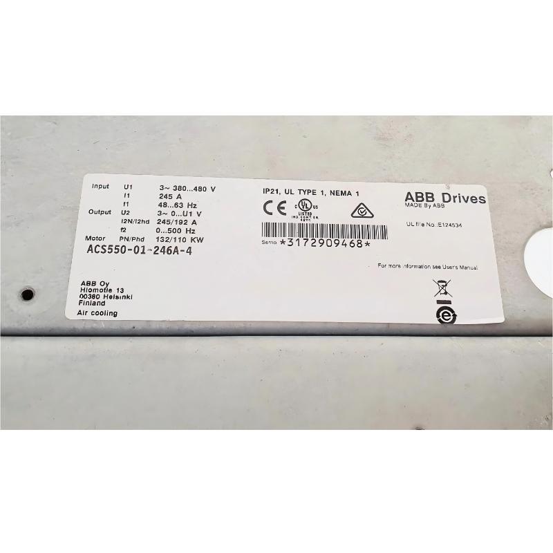 ABB ACS550-01-246A-4 3AUA0000014490-D Frequency Converter