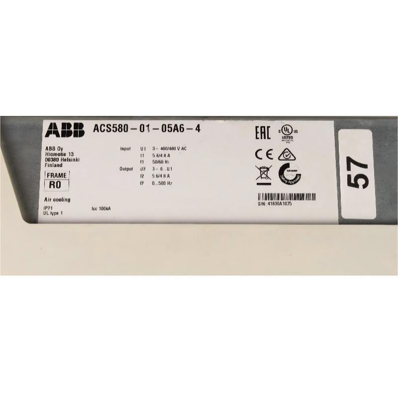 ABB ACS580-01-05A6-4 3AUA0000190555 Frequency Converter