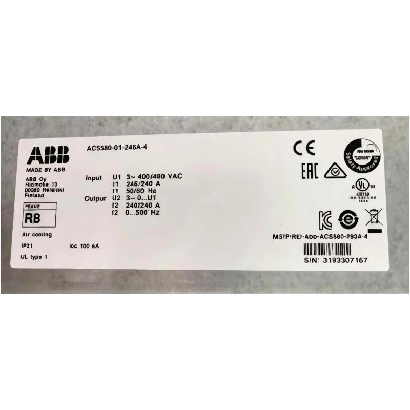ABB ACS580-01-246A-4 3ABD00045440-D Frequency Converter