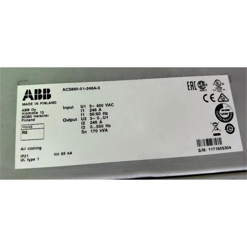 ABB ACS880-01-246A-3 3ABD00035954-D Frequency Converter