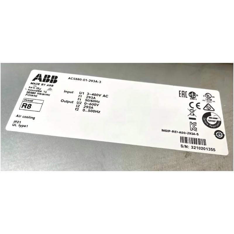 ABB ACS880-01-293A-3 3AUA0000108034 Frequency Converter