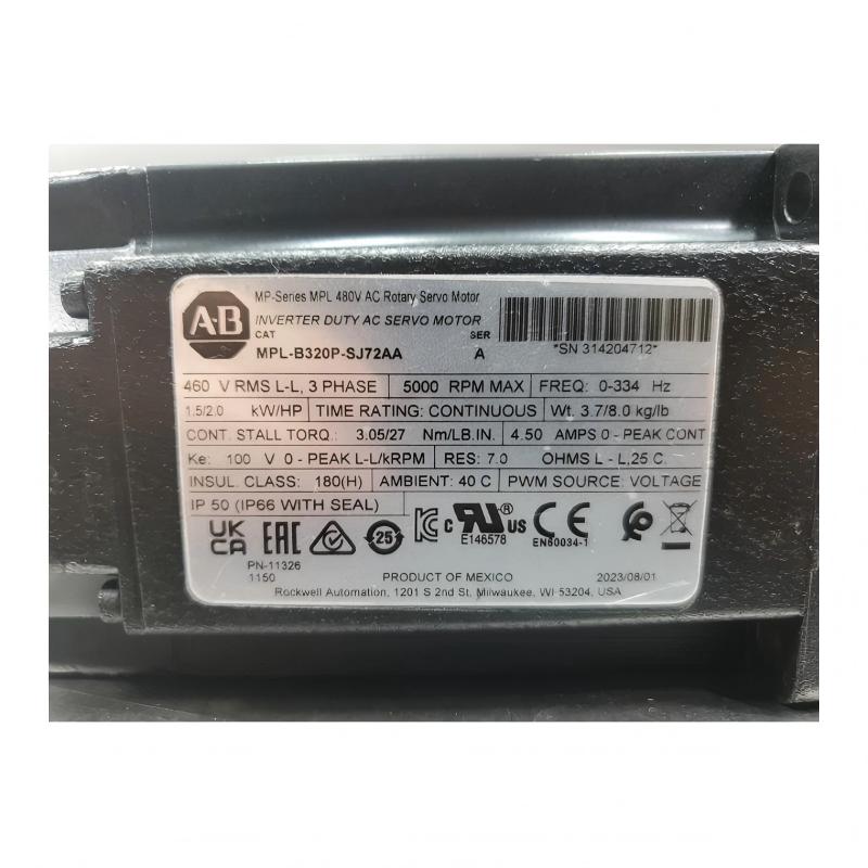 Allen Bradley MPL-B320P-SJ72AA Servo Motor