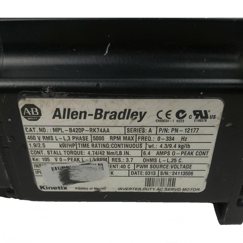 Allen Bradley MPL-B420P-RK74AA Servo Motor