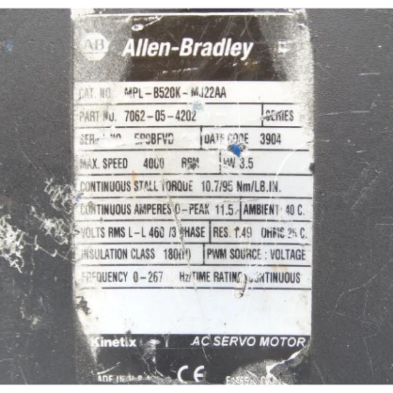 Allen Bradley MPL-B520K-MJ22AA Servo Motor