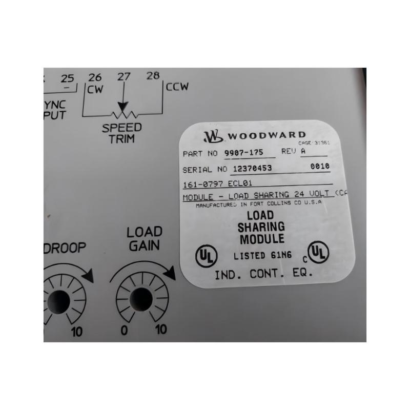 Woodward 9907-175A Load-Sharing Module